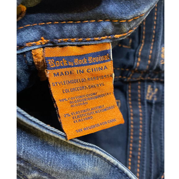 Rock Revival Rock Sheryl Skinny Jeans Womens Size 26x32 - Picture 3 of 7